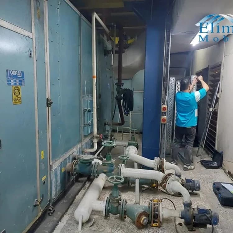 نصب کویل هواساز در شکرت شکوفا منش